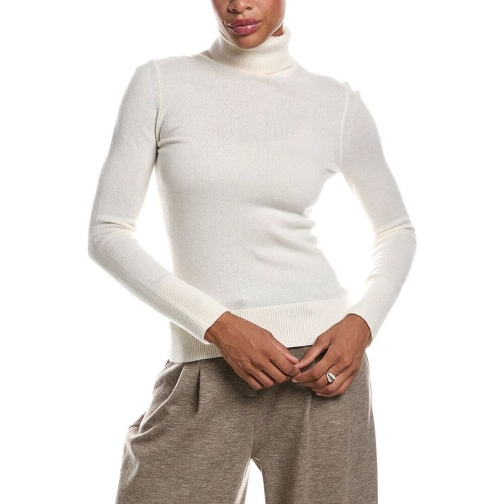 Simkhai Womens  Nuha Wool & Cashmere-Blend Turtleneck Sweater, Ivory